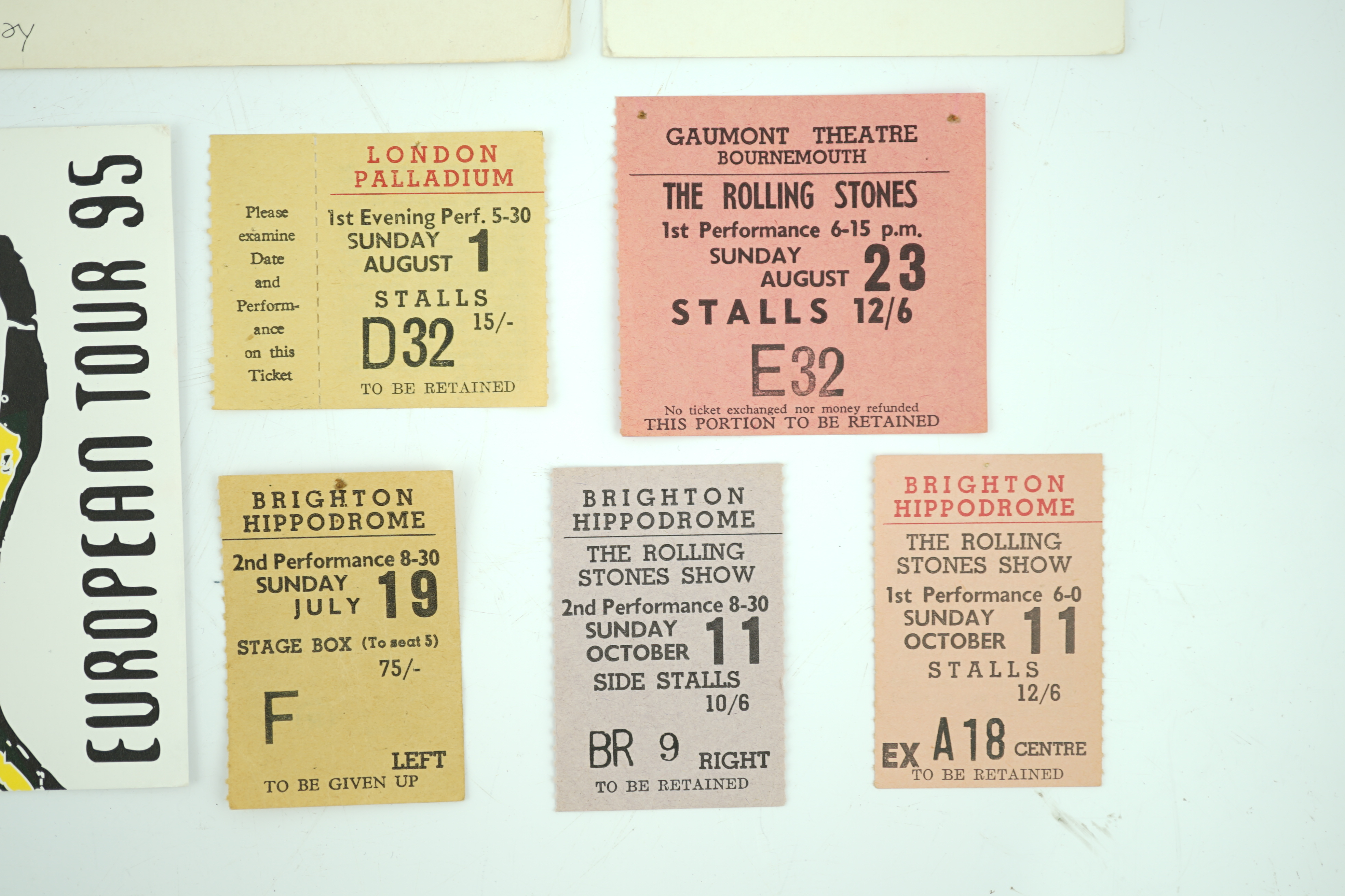 Rolling Stones items personally collected by the vendor in the mid-1960's